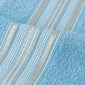 Jogo De Banho 2 Peças 280g/M² Rubi Toalhas 100% Algodão Céu Azul