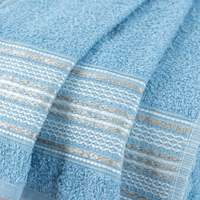 Jogo De Banho 2 Peças 280g/M² Rubi Toalhas 100% Algodão Céu Azul