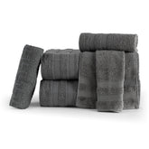 Jogo De Banho 5 Peças 430g/M² Comfort 100% Algodão Cinza