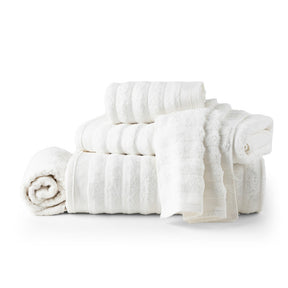 Jogo De Banho 5 Peças 500g/M² Aura Toalhas Banhão 100% Algodão Off White