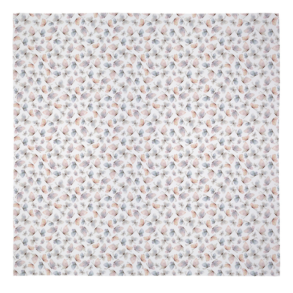 Toalha de Mesa 4 Lugares Elegance 1,40x1,40m Estampada Borboletas