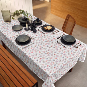 Toalha de Mesa 6 Lugares Elegance 1,40x2,20m Estampada Borboletas