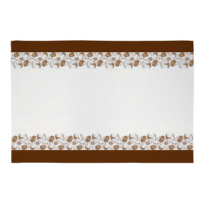 Toalha de Mesa 6 Lugares Elegance 1,40x2,20m Estampada Cocos