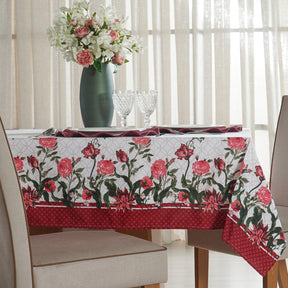 Toalha de Mesa Impermeável Facile Retangular 10 Lugares Floral